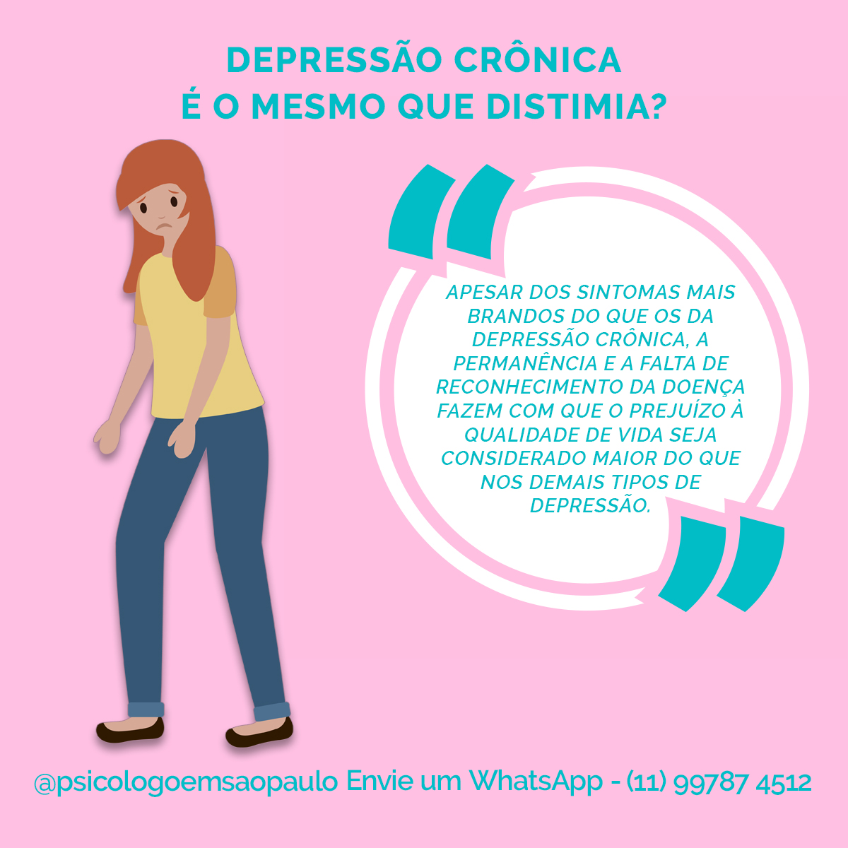 Depressao Cronica E O Mesmo Que Distimia