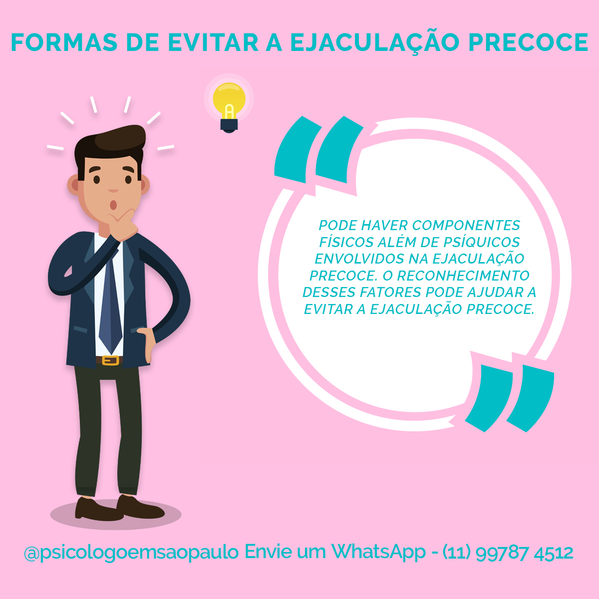 Formas de evitar a ejaculação precoce