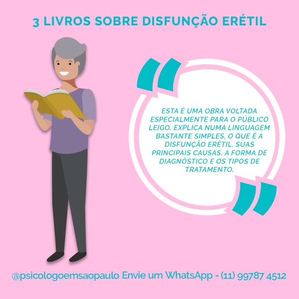 3 Livros sobre disfunção erétil
