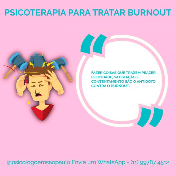 Psicoterapia para tratar Burnout