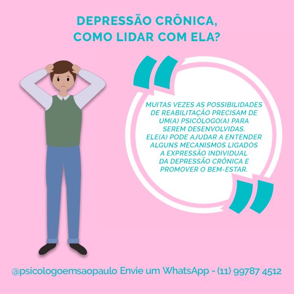 Depressão crônica, como lidar com ela?